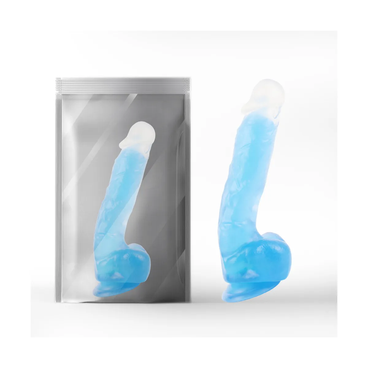 Dildo Realistico con ventosa Wow 23 cm Dildo Realistico con ventosa Wow 23 cm