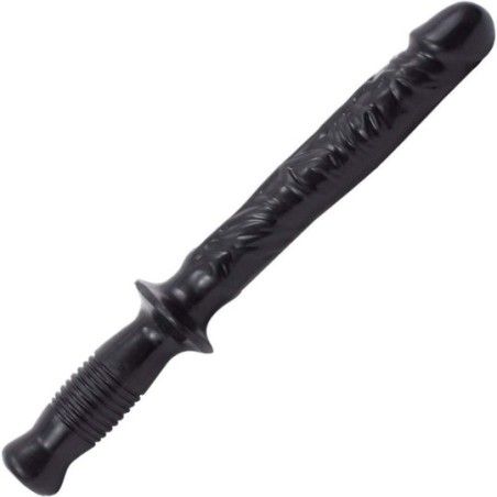 Maxi Dildo con impugnatura 36,8 cm nero