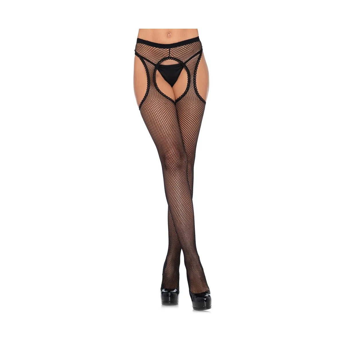 Collant Sexy a rete fine aperto Collant Sexy a rete fine aperto