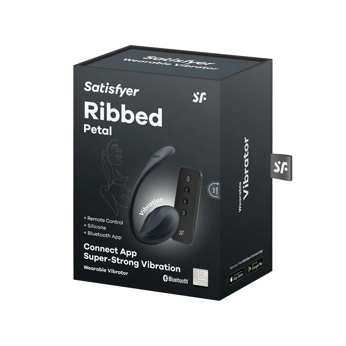 Ovetto vibrante Ribbed Petal 7,5 cm