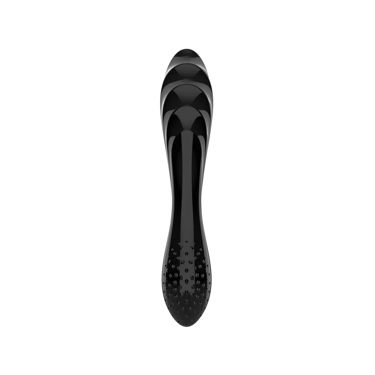 Dildo in vetro Dazzling Crystal 1 nero 18 cm Dildo in vetro Dazzling Crystal 1 nero 18 cm