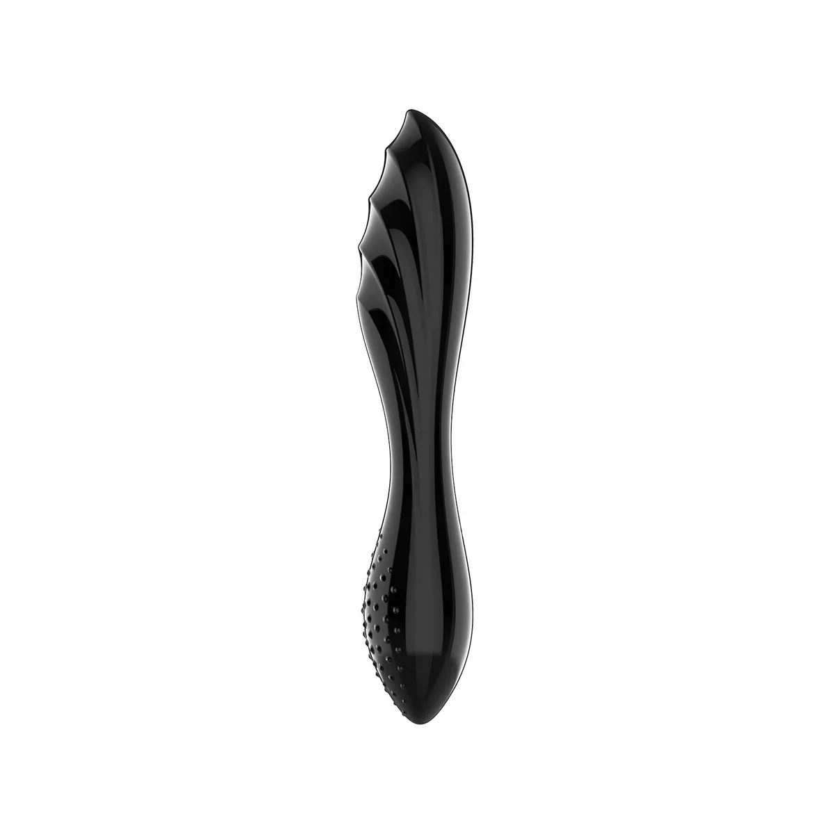 Dildo in vetro Dazzling Crystal 1 nero 18 cm Dildo in vetro Dazzling Crystal 1 nero 18 cm