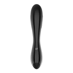 Dildo in vetro Dazzling Crystal 1 nero 18 cm Dildo in vetro Dazzling Crystal 1 nero 18 cm