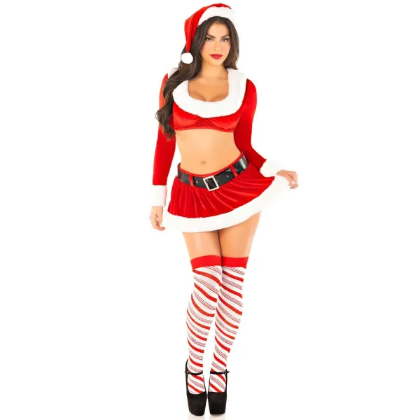 Costume sexy babbo Natale da donna 3 pz