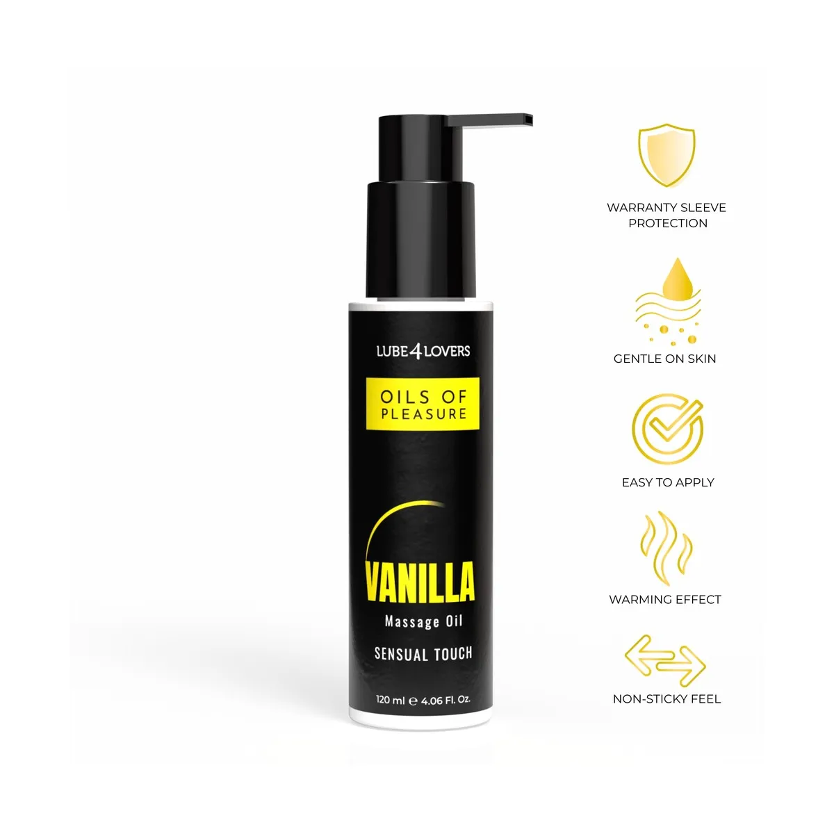 Olio da Massaggio Vaniglia Riscaldante 120 ml