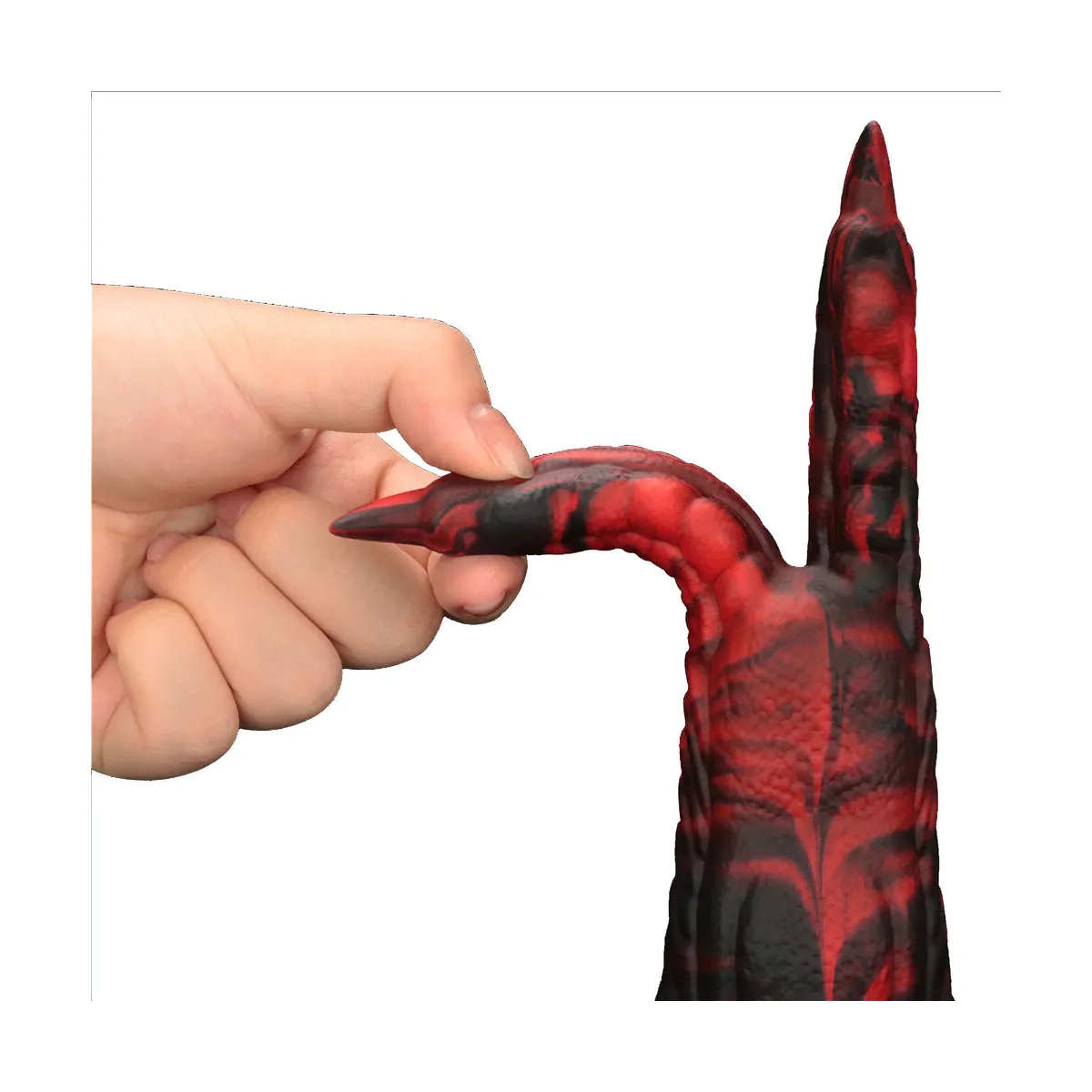 Dildo Monster vibrante doppio 19 cm