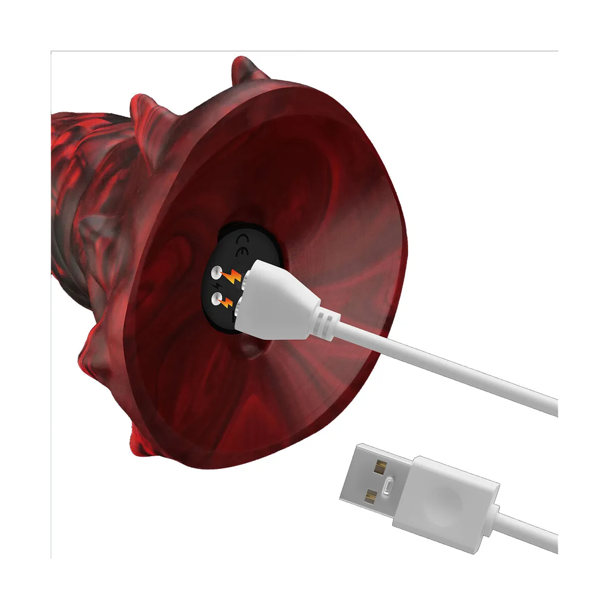 Dildo Monster vibrante doppio 19 cm