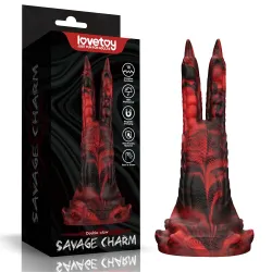 Dildo Monster vibrante doppio 19 cm