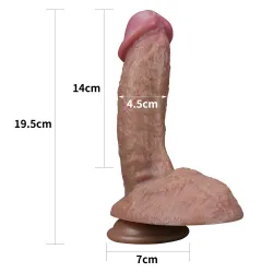 Dildo Realistico con ventosa Broach 19,5 cm Dildo Realistico con ventosa Broach 19,5 cm