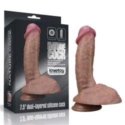 Dildo Realistico con ventosa Broach 19,5 cm Dildo Realistico con ventosa Broach 19,5 cm