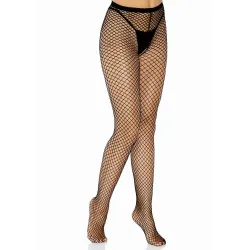Collant Sexy rete larga aperto inguine e lati Collant Sexy rete larga aperto inguine e lati