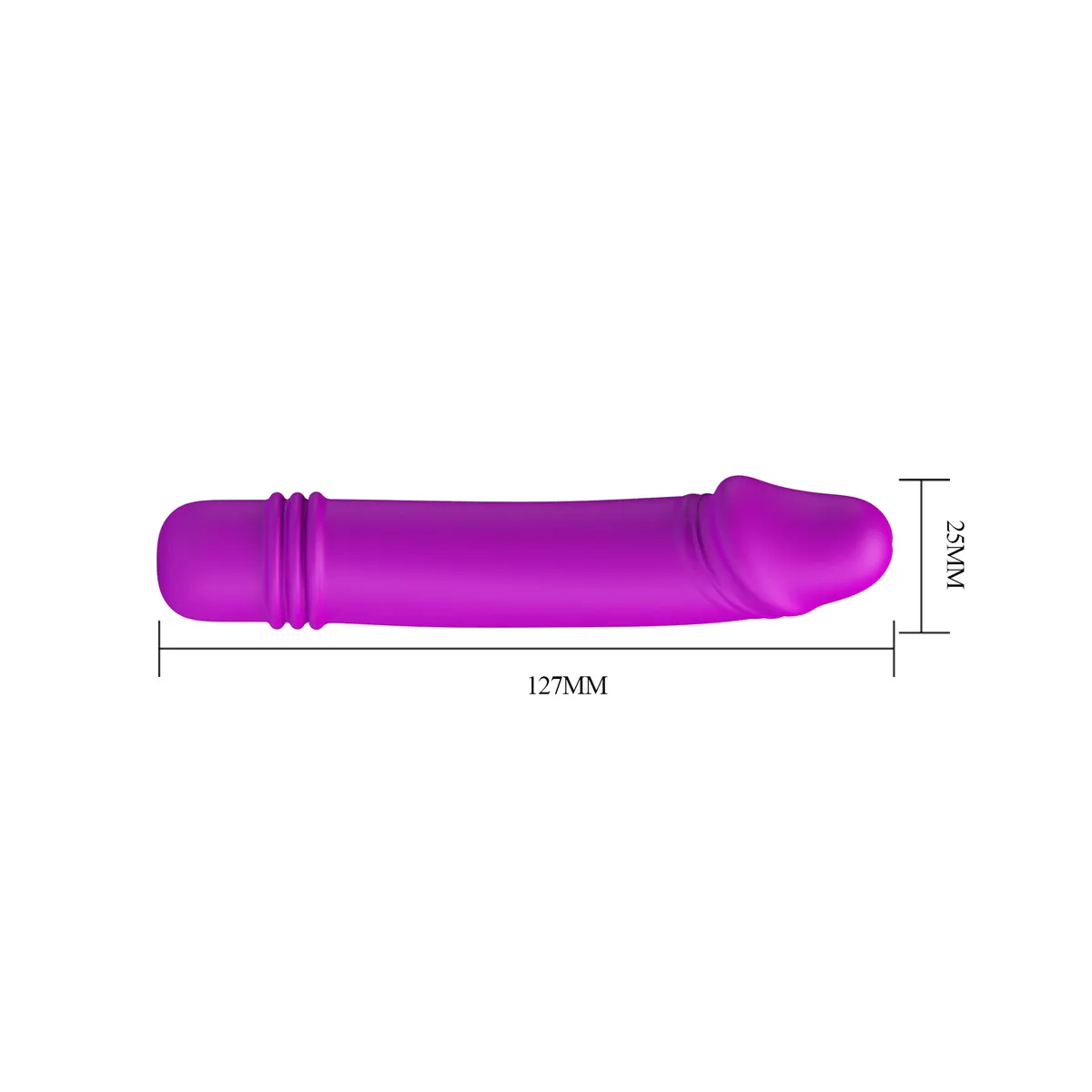 Vibratore Realistico mini viola 12,7 cm