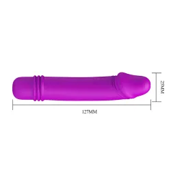 Vibratore Realistico mini viola 12,7 cm