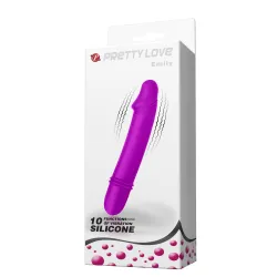 Vibratore Realistico mini viola 12,7 cm