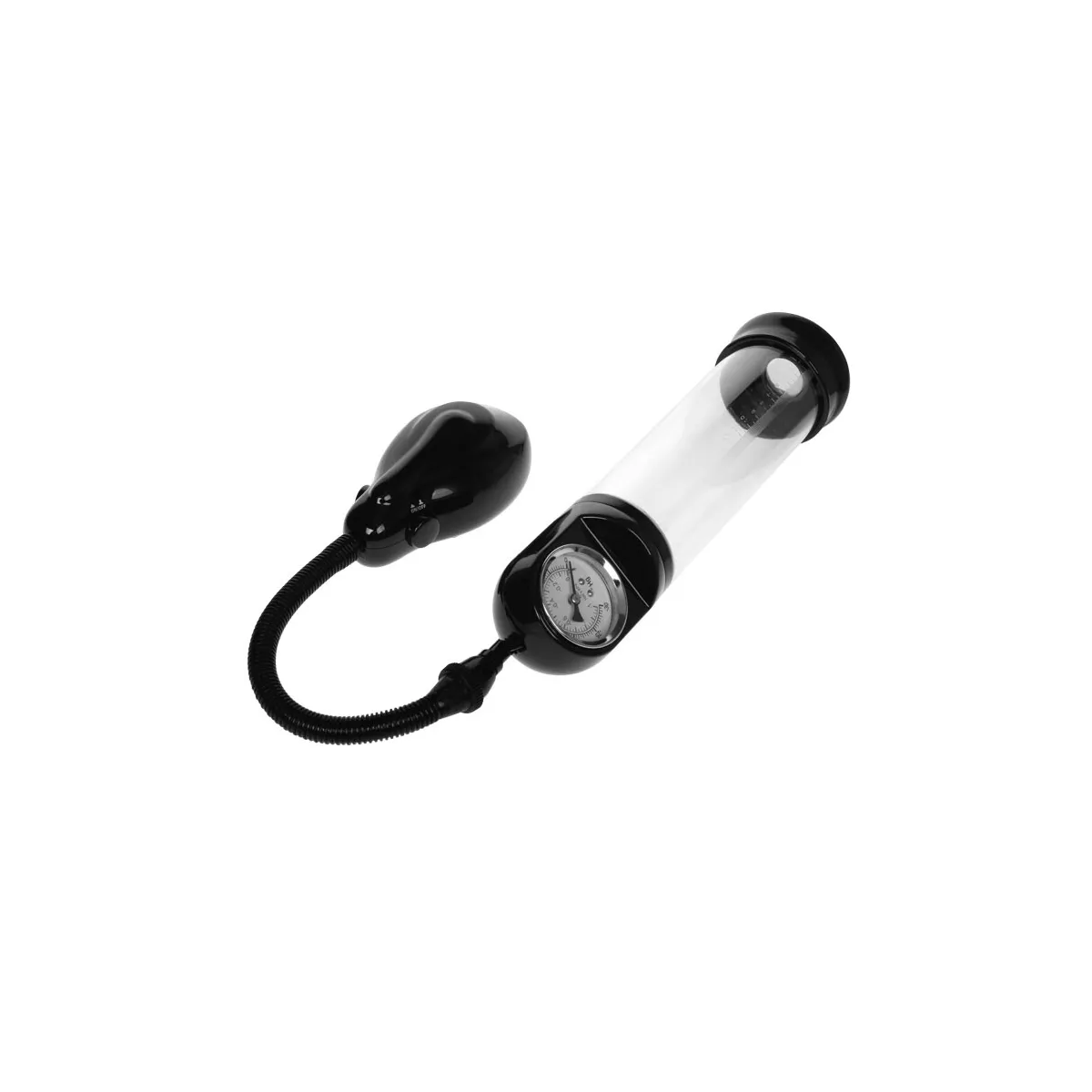 Pompa per Pene a Batterie con Barometro 29 cm