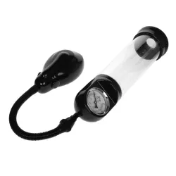 Pompa per Pene a Batterie con Barometro 29 cm