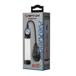 Pompa per Pene a Batterie con Barometro 29 cm