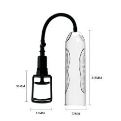 Pompa per Pene manuale vibrante 24,5 cm