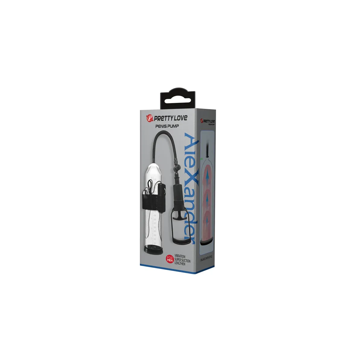Pompa per Pene manuale vibrante 24,5 cm