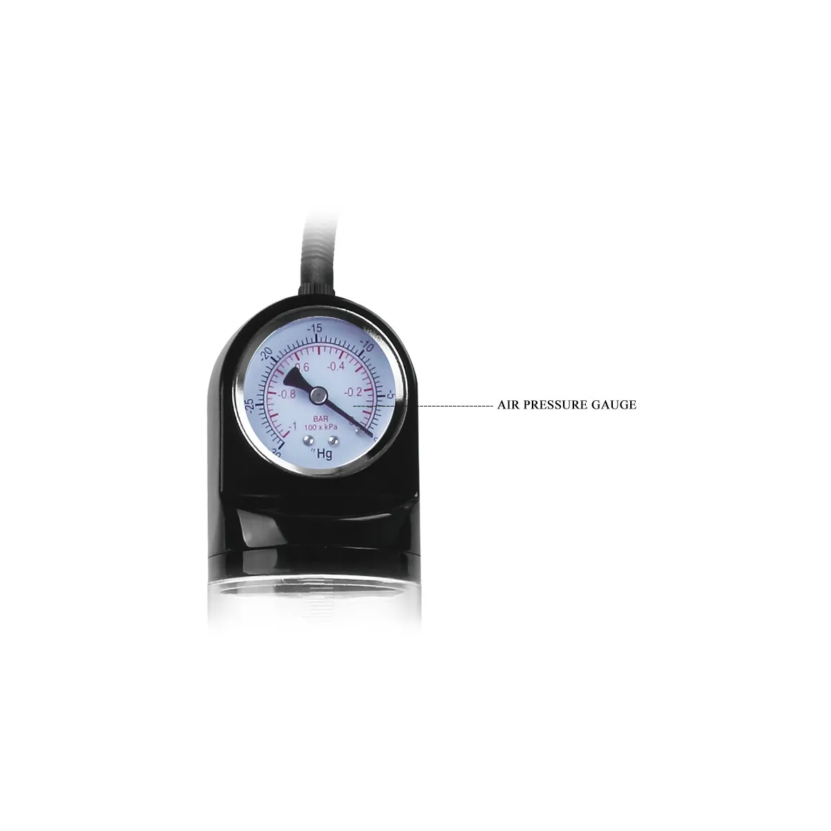 Pompa per Pene con Barometro 29 cm