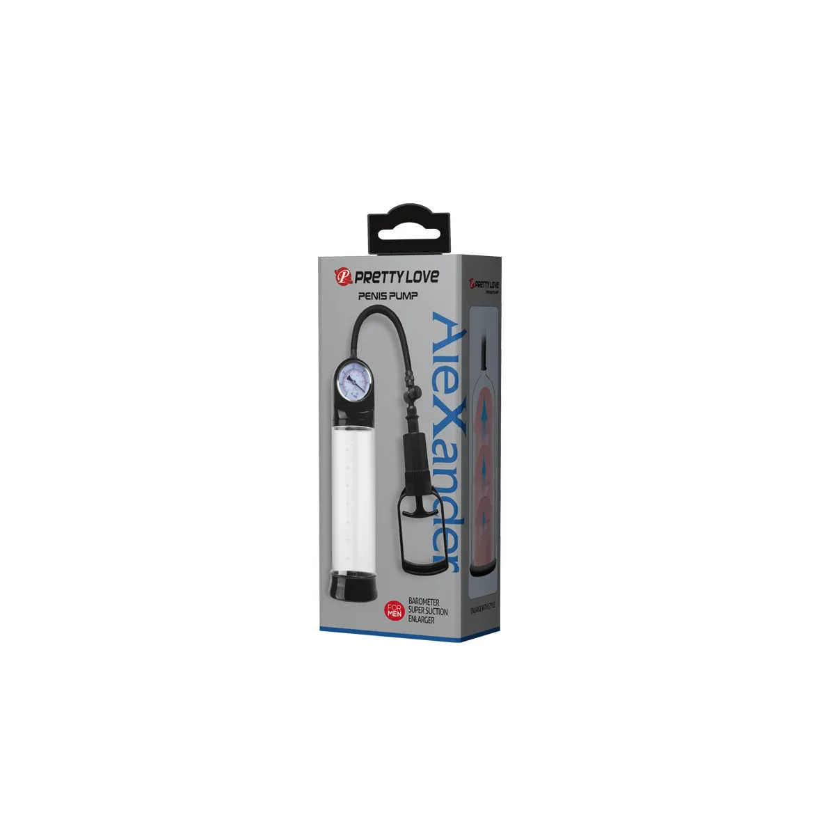 Pompa per Pene con Barometro 29 cm
