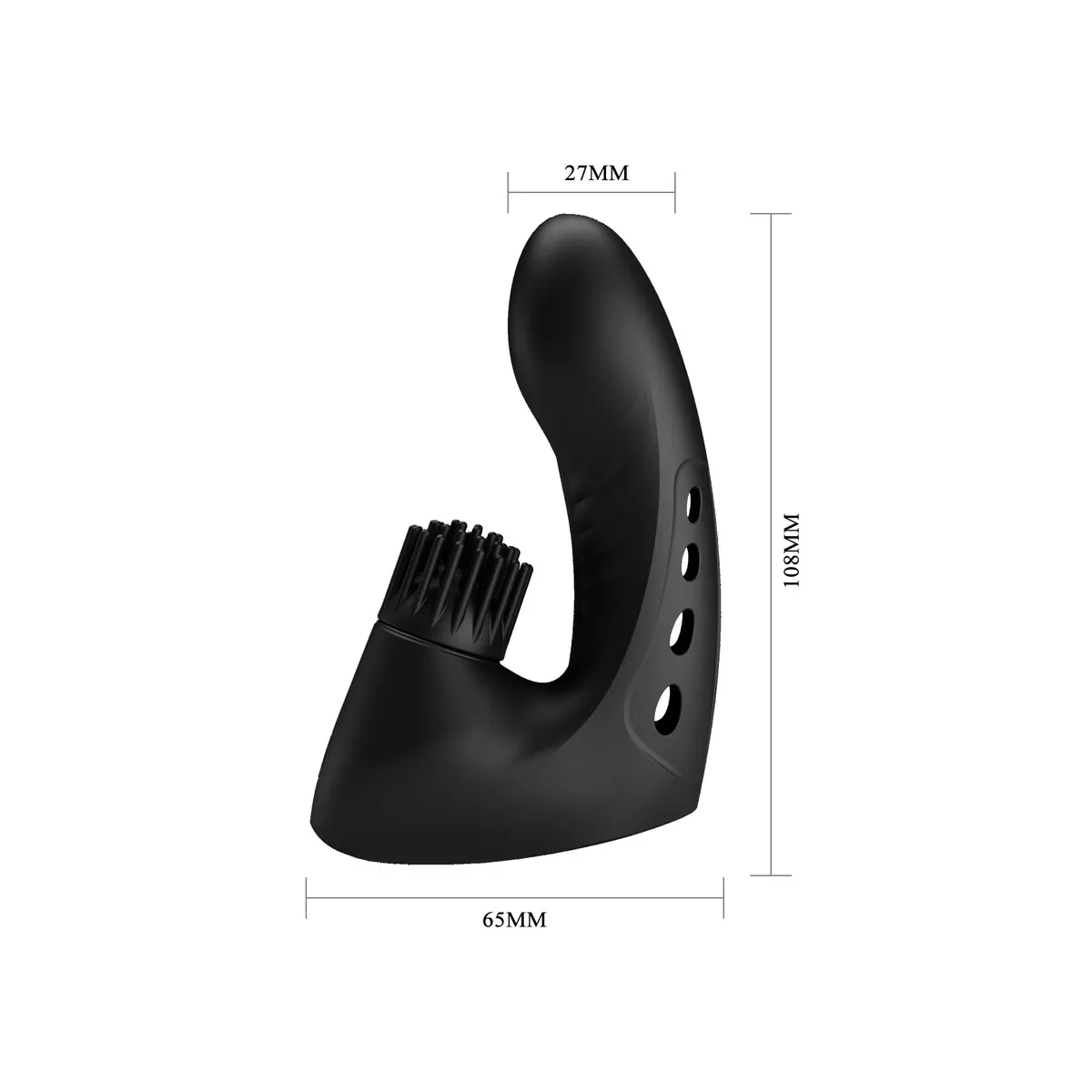 Vibratore donna doppia stimolazione da dito