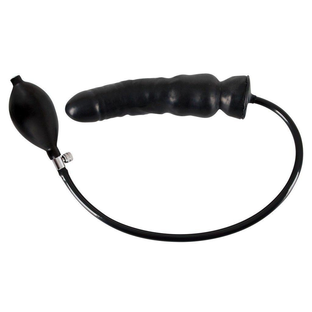 dildo fallo gonfiabile in lattice nero per sesso uomo donna stimolatore black