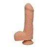 Dildo realistico 17,8 cm pelle chiara The D