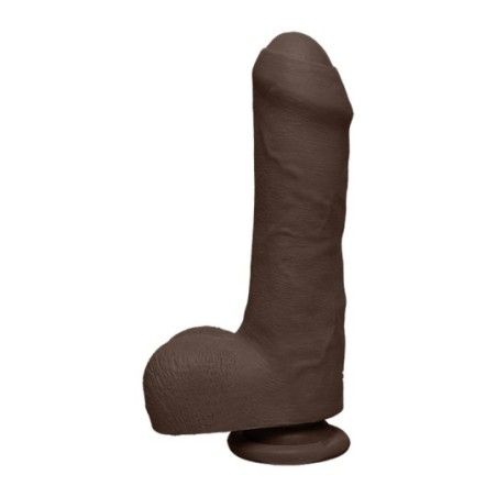 Dildo realistico 17,8 cm pelle scura The D
