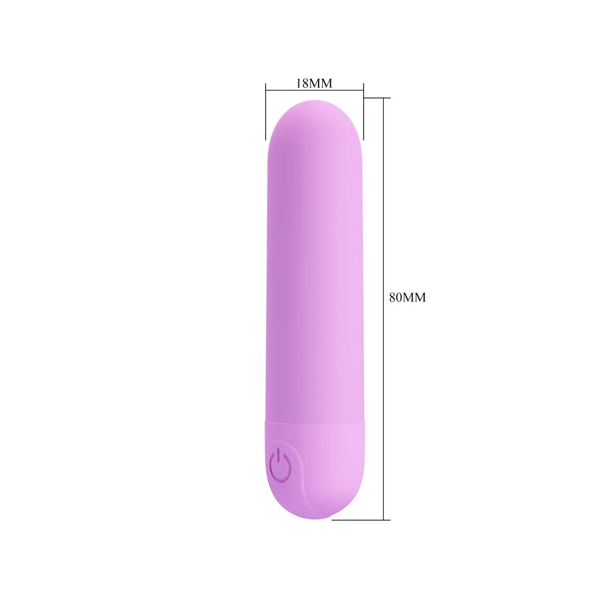 Mini Vibratore vaginale bullet pretty 8 cm