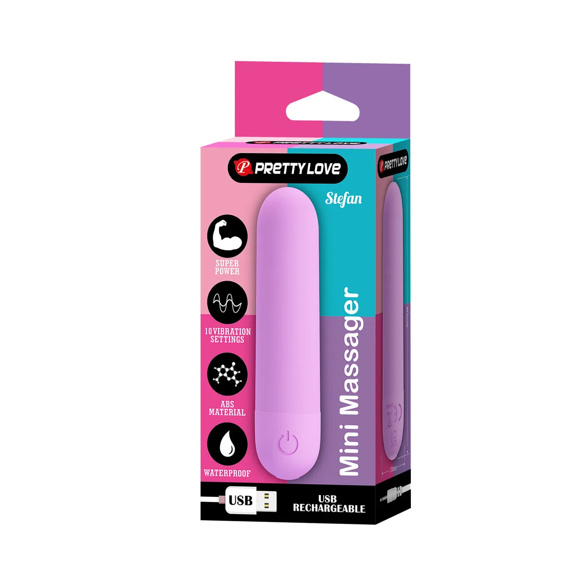Mini Vibratore vaginale bullet pretty 8 cm