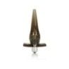 Plug anale vibrante conico grigio