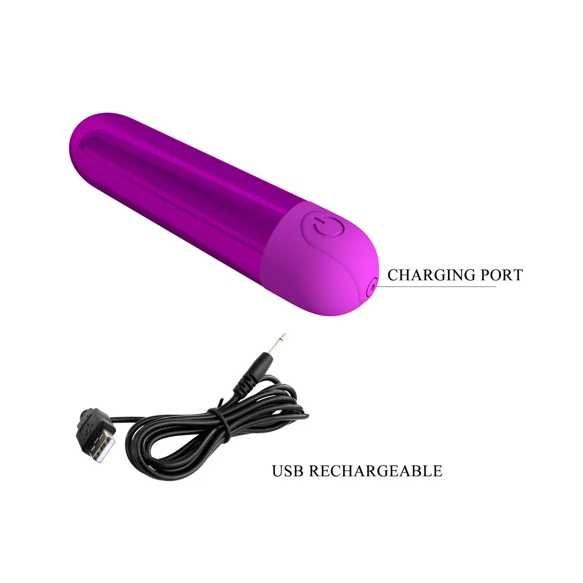 Mini Vibratore femminile bullet 8 cm
