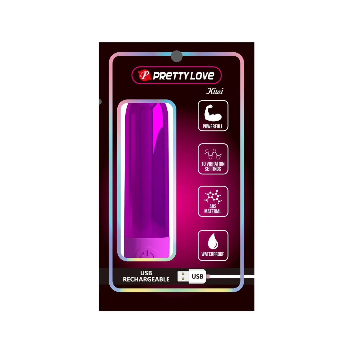 Mini Vibratore femminile bullet 8 cm