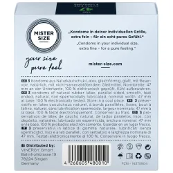 Preservativi Ultra sottili 47 mm Mister size