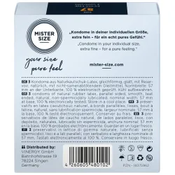 Preservativi XL Ultra sottili 57 Mister Size