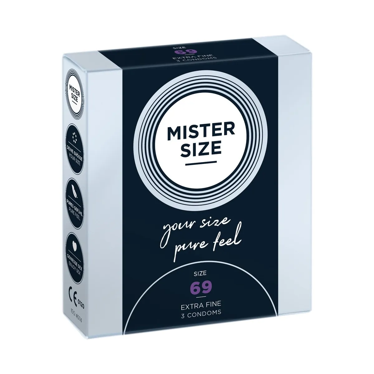 Preservativi XL Ultra Sottili 69 Mister Size