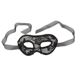Maschera sexy semi rigida pizzo nero Cottelli
