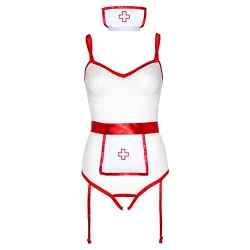Costume da sexy infermiera 3 pz Costume da sexy infermiera 3 pz