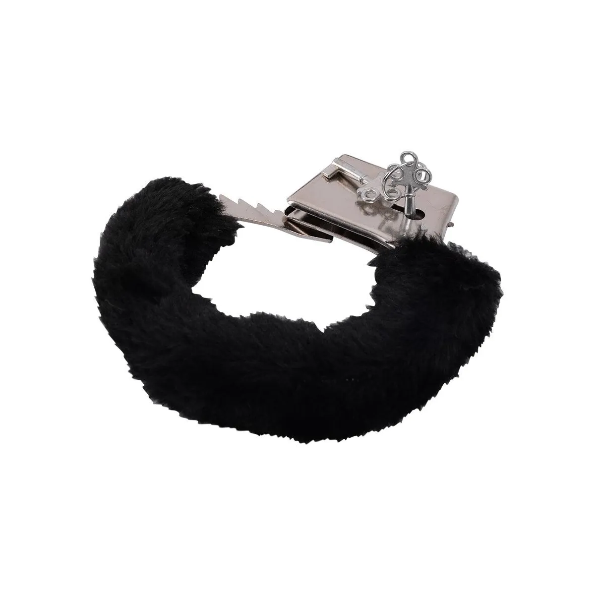 Manette BDSM con finto pelo colorato