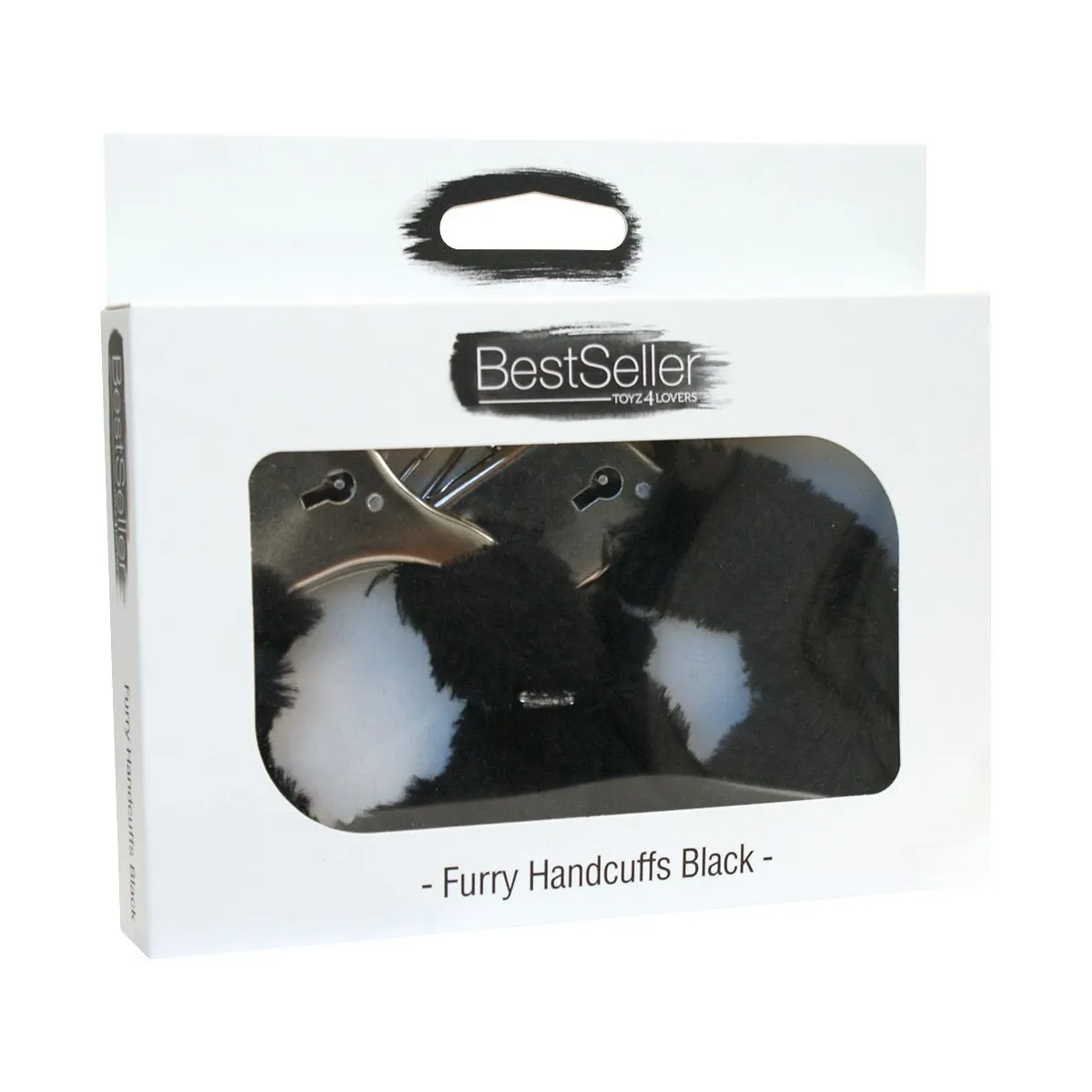 Manette BDSM con finto pelo colorato