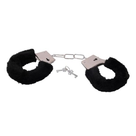 Manette BDSM Furry Fun Cuffs nere
