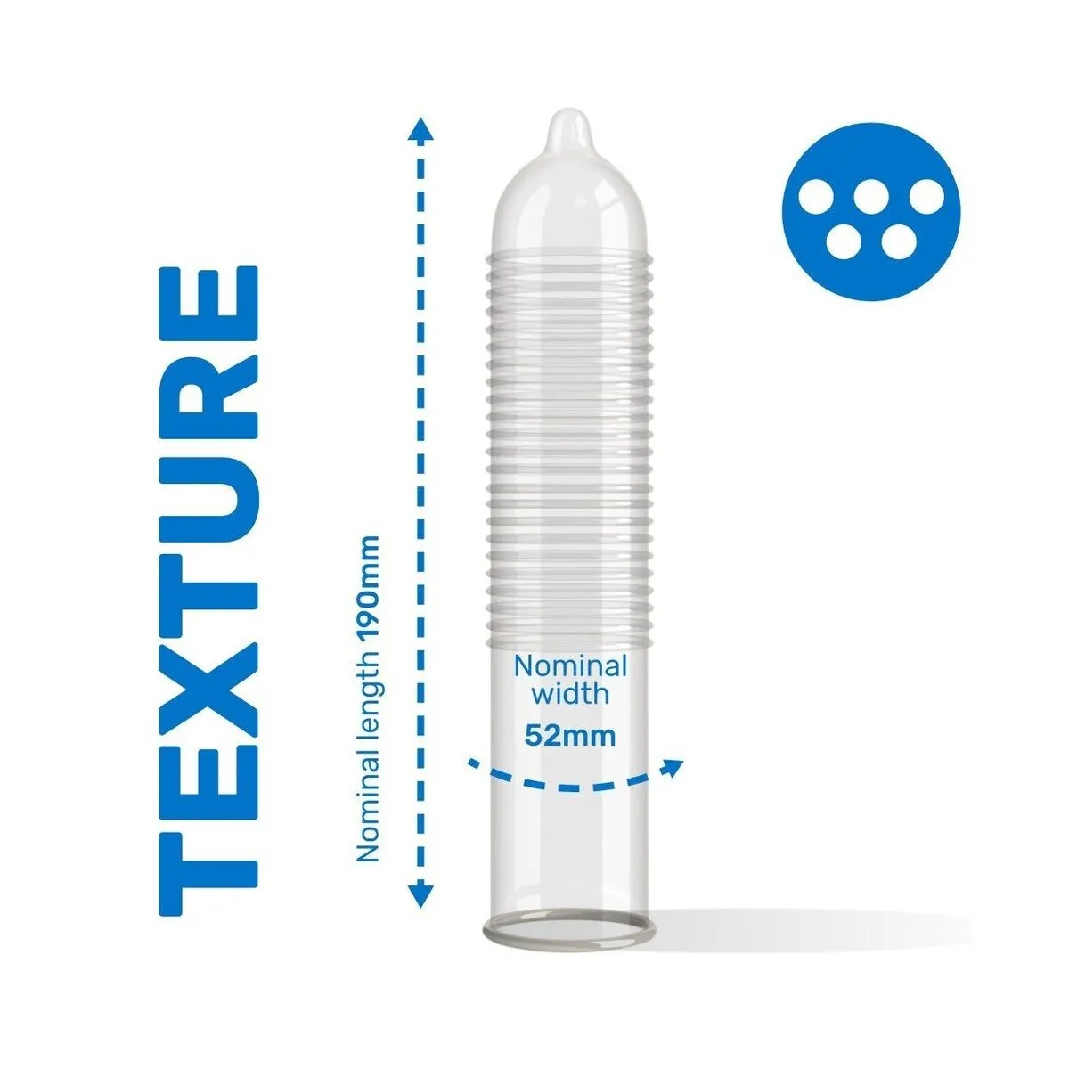 Profilattici con rilievi Stimolanti - Pasante