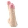 Dildo doppio strapon vac-u-look chiaro Dildo doppio strapon vac-u-look chiaro