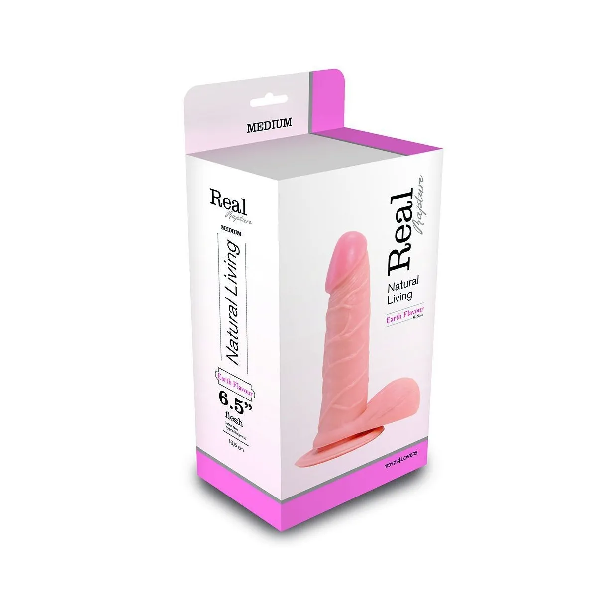 Dildo Realistico ventosa Natural Living 17 cm