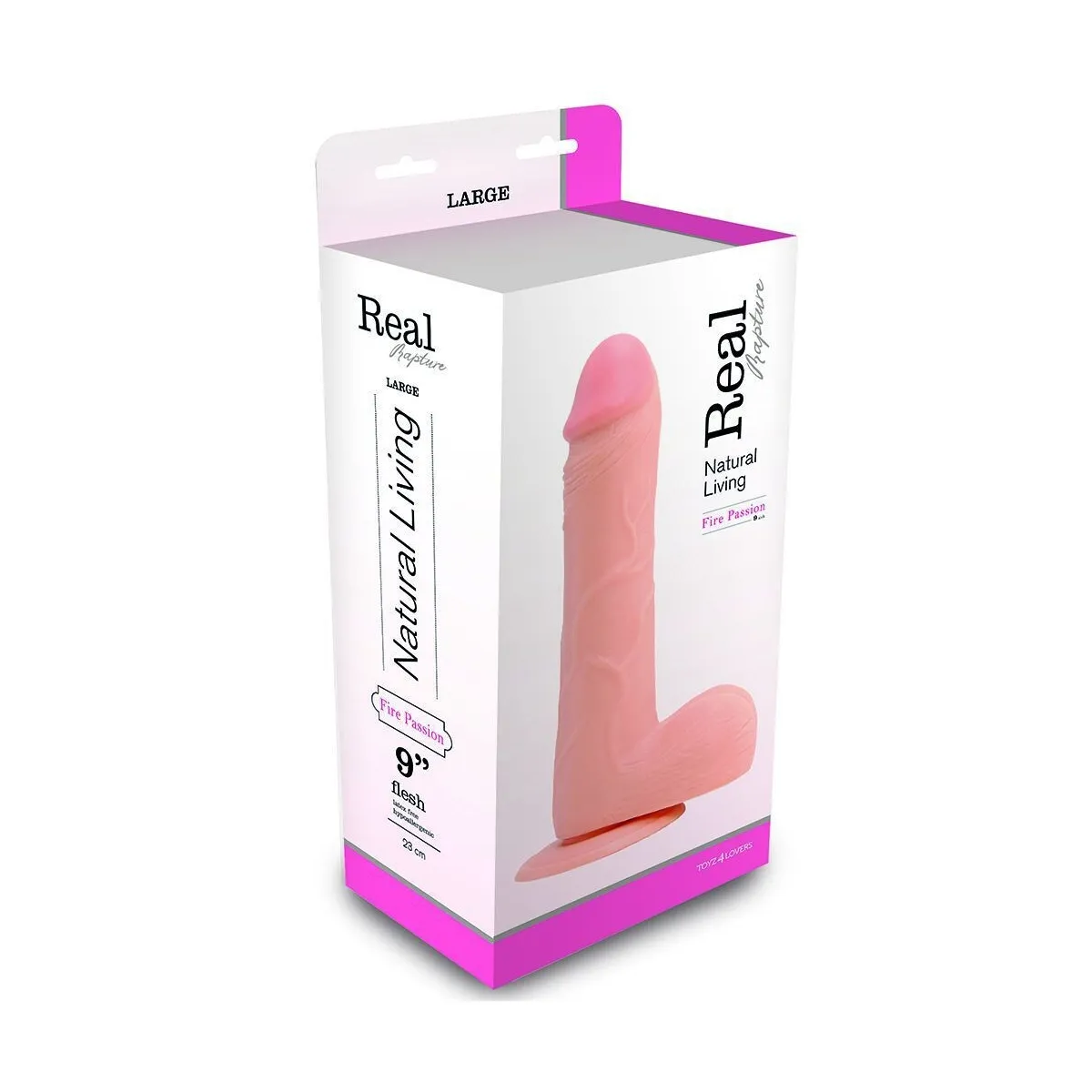 Dildo Realistico XL con ventosa Luxuria 23 cm