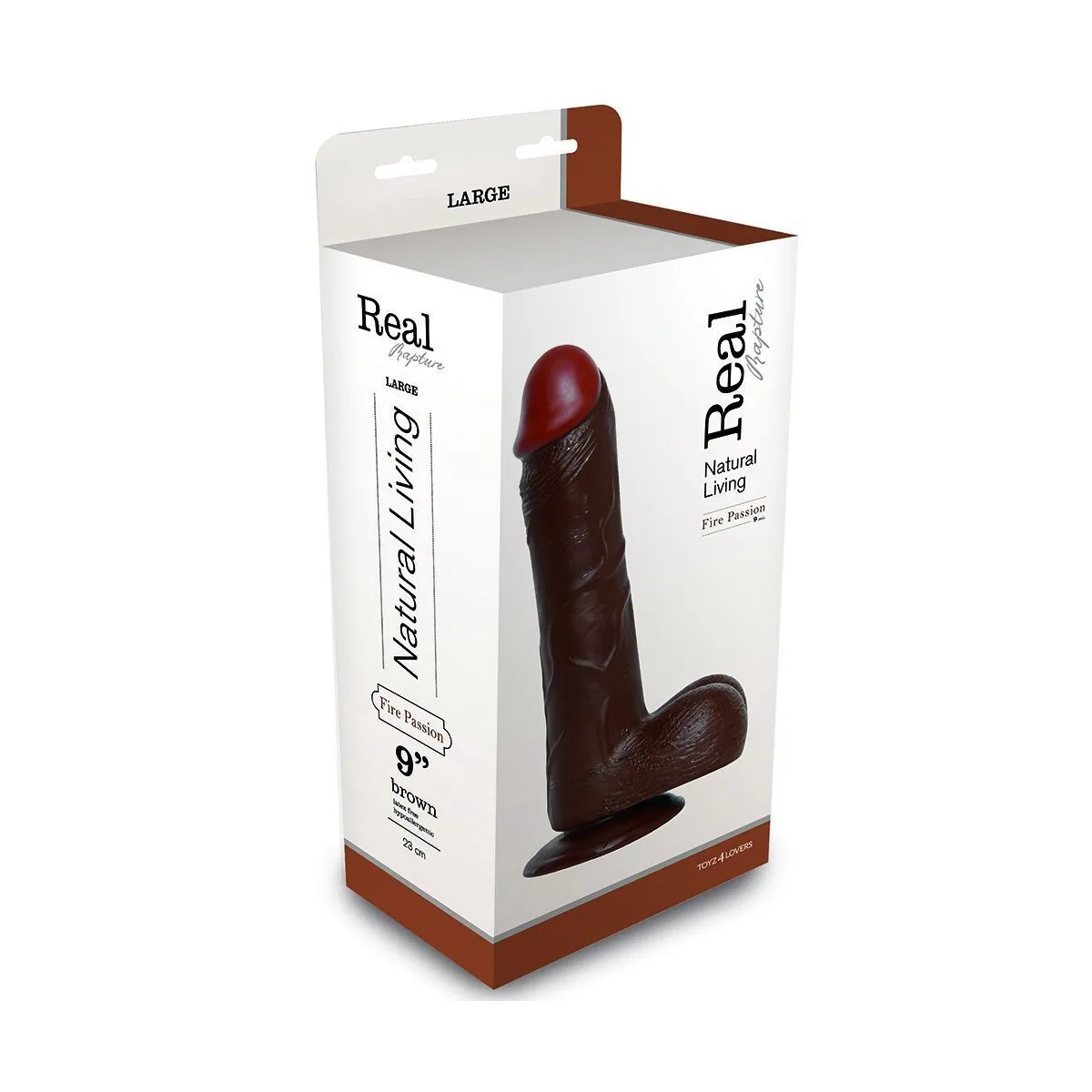 Dildo Realistico XL con ventosa Luxuria 23 cm