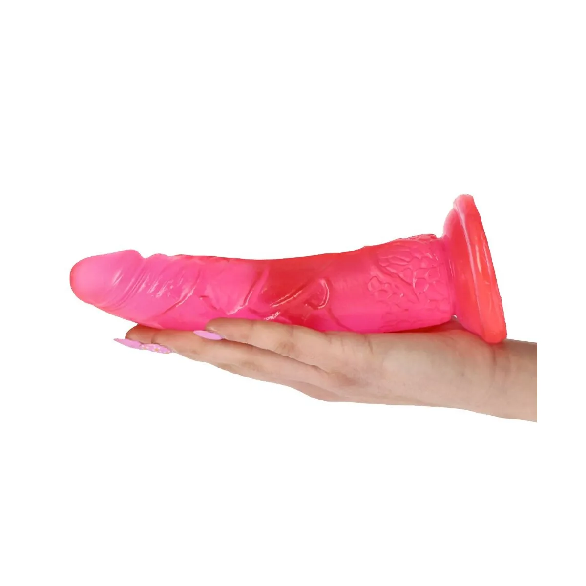 Dildo Realistico jelly ventosa flavour 18 cm