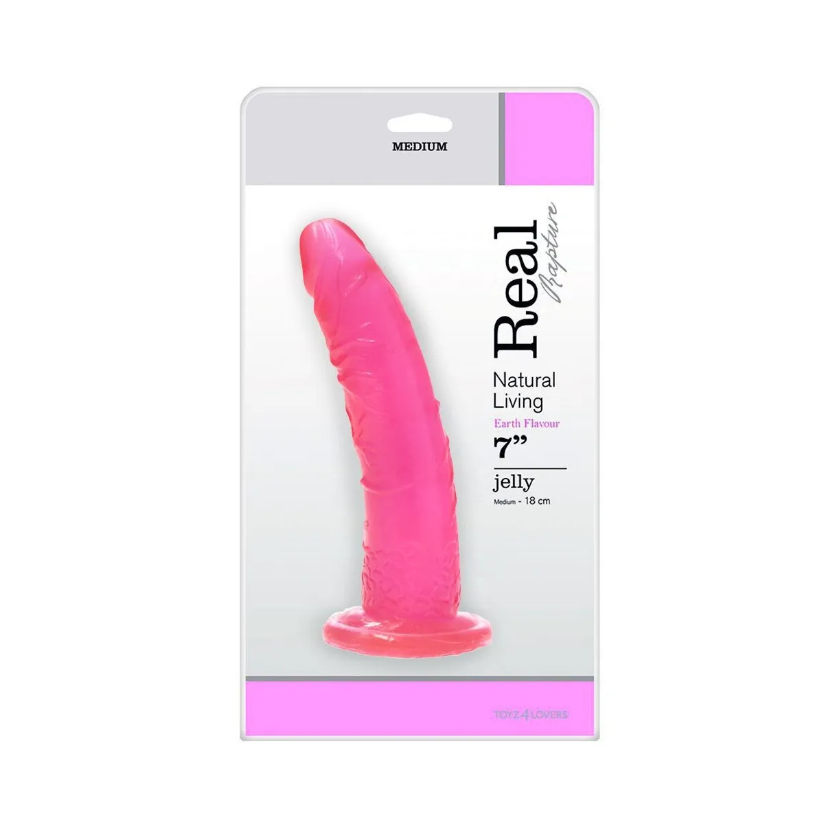 Dildo Realistico jelly ventosa flavour 18 cm