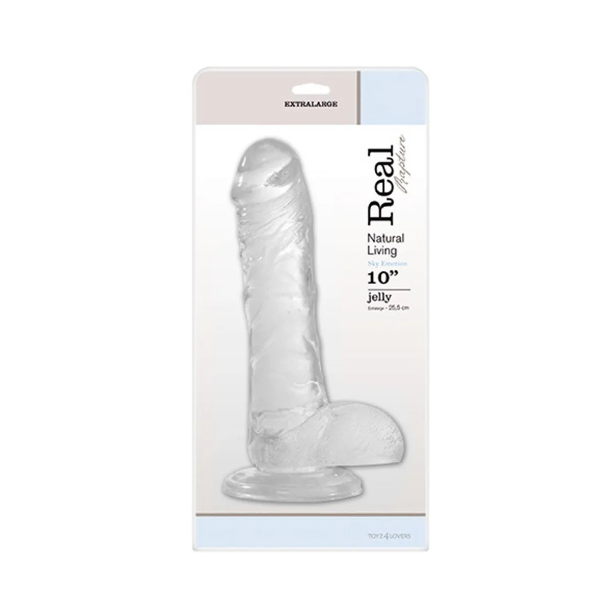 Dildo Realistico XL Ardor in jelly 25,5 cm